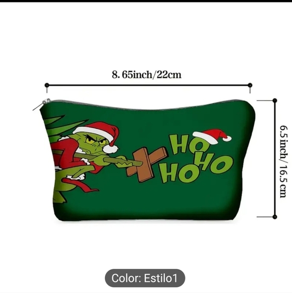 Last one! NEW! The GRINCH  makeup bag or pencil case - Picture 9 of 11